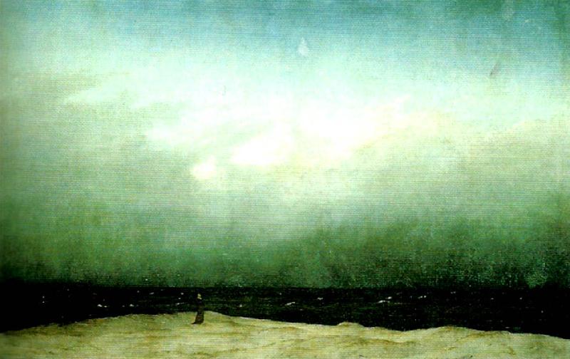 Caspar David Friedrich monk by the sea